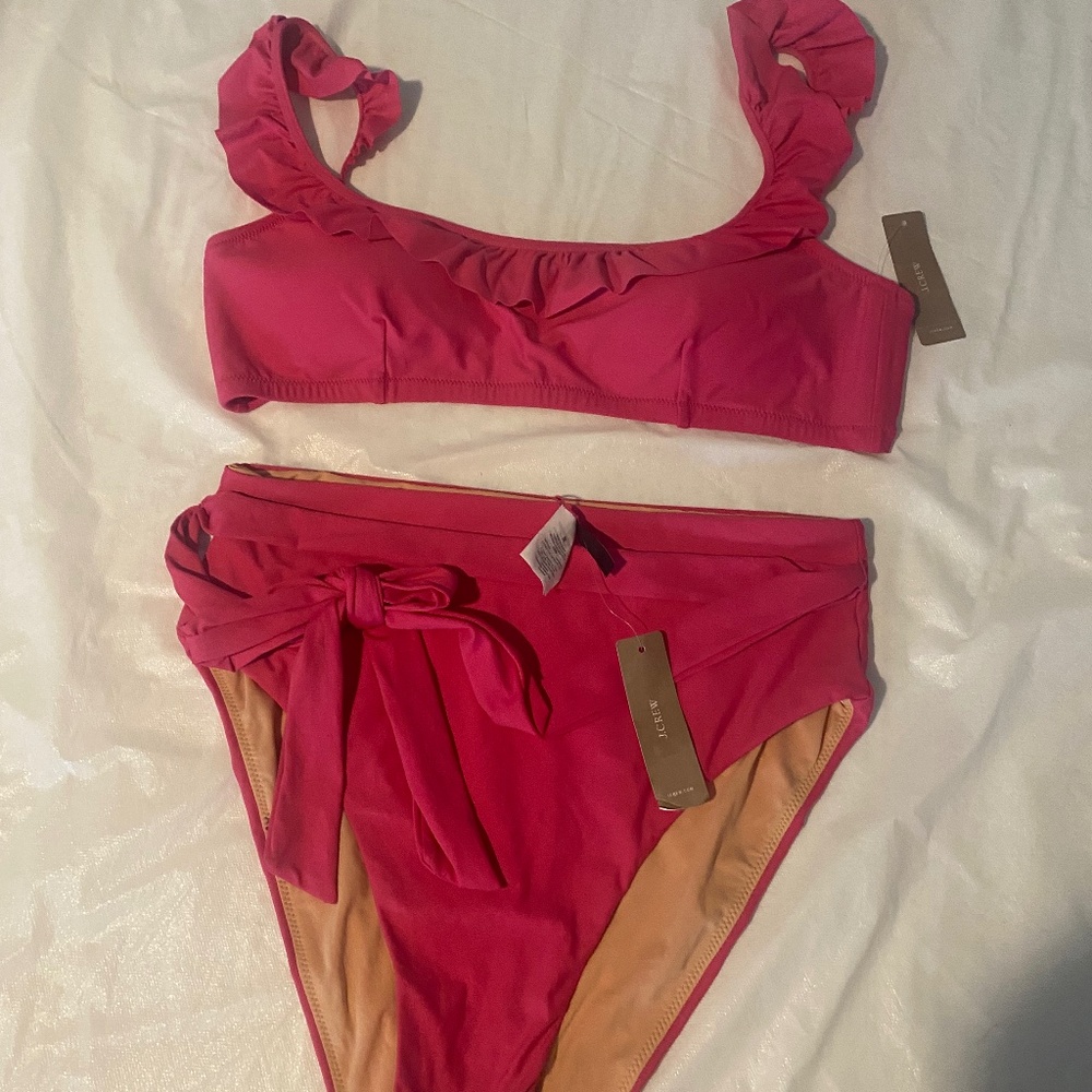 J.Crew pink bikini